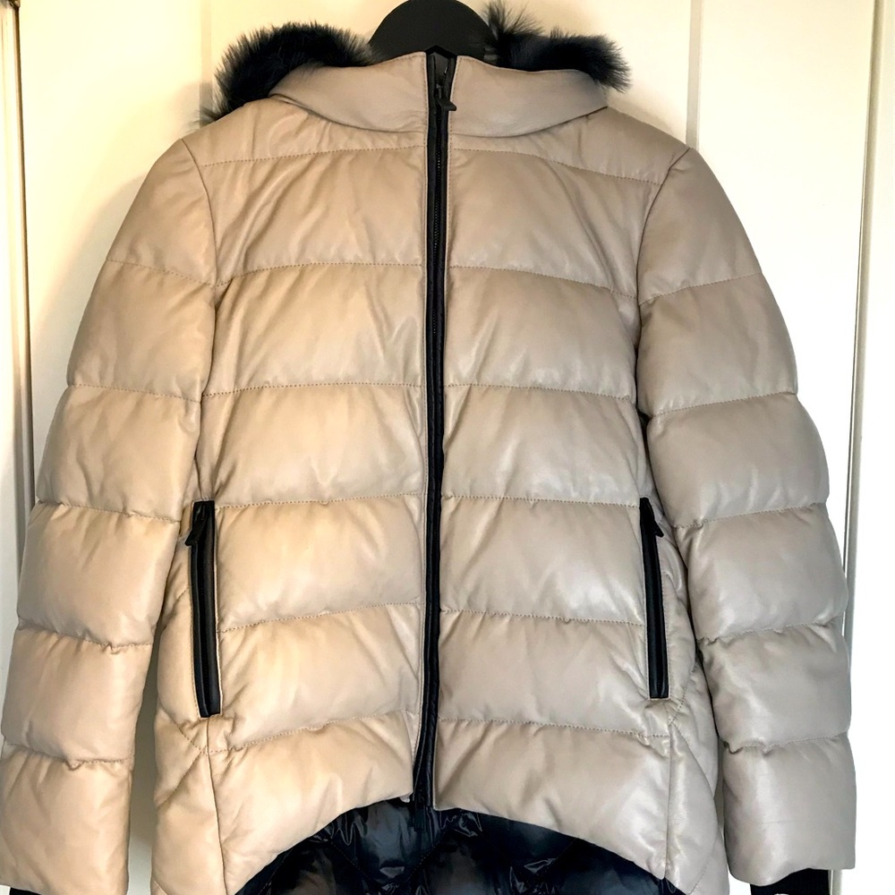 St. John Original Leather Jacket